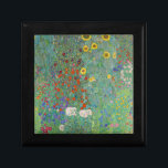Gustav Klimt - Country Garden with Sunflowers Gift Box<br><div class="desc">Country Garden with Sunflowers / Farm Garden with Sunflowers - Gustav Klimt in 1905-1906</div>