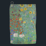 Gustav Klimt - Country Garden with Sunflowers Golf Towel<br><div class="desc">Country Garden with Sunflowers / Farm Garden with Sunflowers - Gustav Klimt in 1905-1906</div>