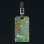 Gustav Klimt - Country Garden with Sunflowers Luggage Tag<br><div class="desc">Country Garden with Sunflowers / Farm Garden with Sunflowers - Gustav Klimt in 1905-1906</div>