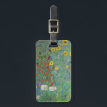 Gustav Klimt - Country Garden with Sunflowers Luggage Tag<br><div class="desc">Country Garden with Sunflowers / Farm Garden with Sunflowers - Gustav Klimt in 1905-1906</div>