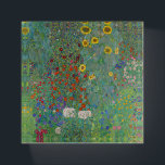 Gustav Klimt - Country Garden with Sunflowers Paperweight<br><div class="desc">Country Garden with Sunflowers / Farm Garden with Sunflowers - Gustav Klimt in 1905-1906</div>
