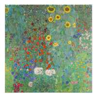 Gustav Klimt - Country Garden with Sunflowers