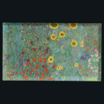 Gustav Klimt - Country Garden with Sunflowers Place Card Holder<br><div class="desc">Country Garden with Sunflowers / Farm Garden with Sunflowers - Gustav Klimt in 1905-1906</div>