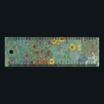 Gustav Klimt - Country Garden with Sunflowers Ruler<br><div class="desc">Country Garden with Sunflowers / Farm Garden with Sunflowers - Gustav Klimt in 1905-1906</div>