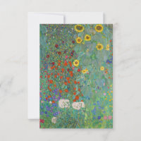 Gustav Klimt - Country Garden with Sunflowers