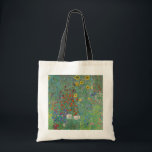 Gustav Klimt - Country Garden with Sunflowers Tote Bag<br><div class="desc">Country Garden with Sunflowers / Farm Garden with Sunflowers - Gustav Klimt in 1905-1906</div>