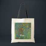 Gustav Klimt - Country Garden with Sunflowers Tote Bag<br><div class="desc">Country Garden with Sunflowers / Farm Garden with Sunflowers - Gustav Klimt in 1905-1906</div>