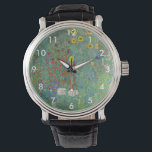 Gustav Klimt - Country Garden with Sunflowers Watch<br><div class="desc">Country Garden with Sunflowers / Farm Garden with Sunflowers - Gustav Klimt in 1905-1906</div>