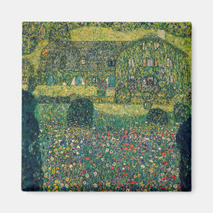 Gustav Klimt - Country House by the Attersee Magnet