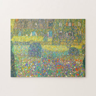 Gustav Klimt Country House by the Attersee Puzzle