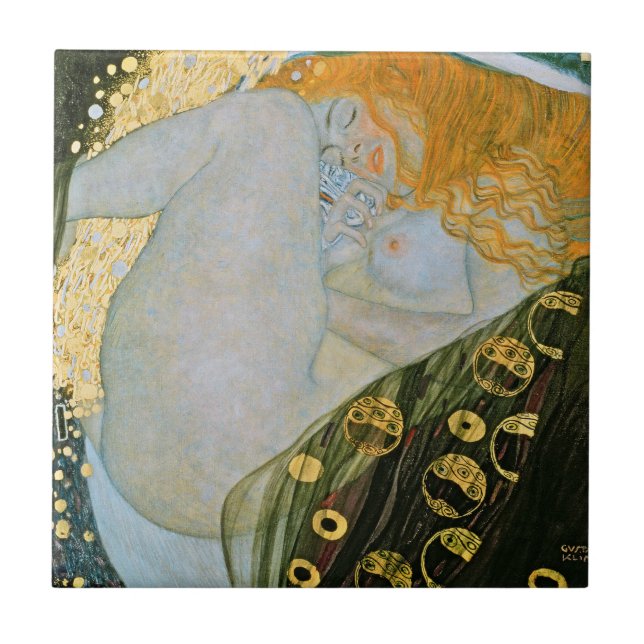Gustav Klimt - Danae Ceramic Tile (Front)