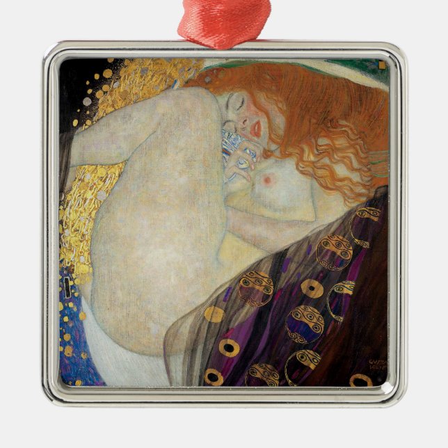Gustav Klimt - Danae Metal Ornament (Front)