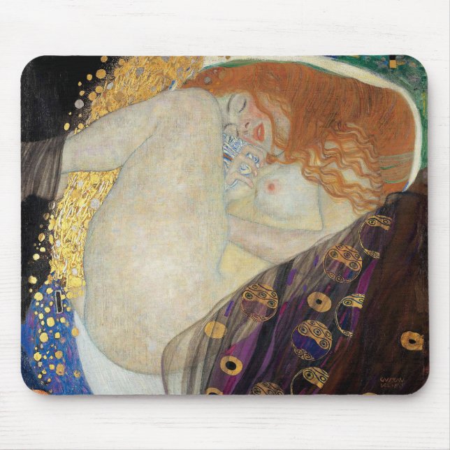 Gustav Klimt - Danae Mouse Pad (Front)
