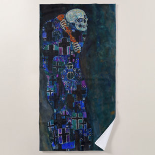 Gustav Klimt - Death and Life Beach Towel