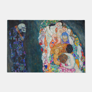 Gustav Klimt - Death and Life Doormat