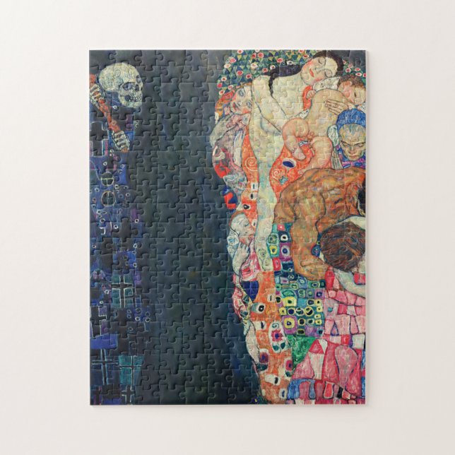 Gustav Klimt Death and life Jigsaw Puzzle (Vertical)