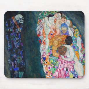 Gustav Klimt - Death and Life Mouse Pad