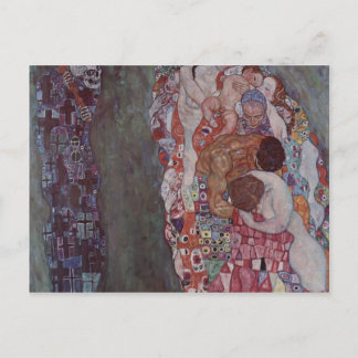 Gustav Klimt- Death and Life Postcard