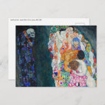 Gustav Klimt - Death and Life Postcard<br><div class="desc">Death and Life - Gustav Klimt,  Oil on Canvas,  1910-1915</div>