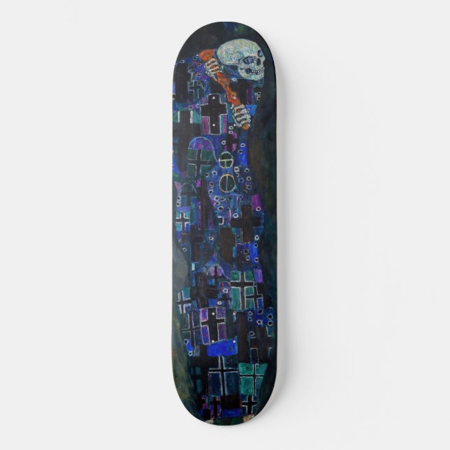 Gustav Klimt - Death and Life Skateboard (Front)