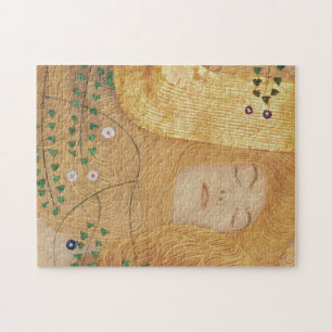 Gustav Klimt Detail of Water Serpents I Jigsaw Puzzle