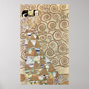 Gustav Klimt Expectation Poster