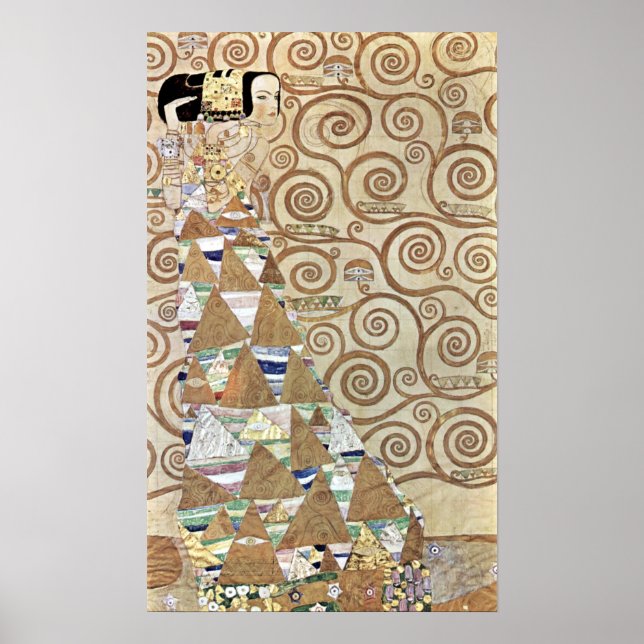 Gustav Klimt Expectation Poster (Front)