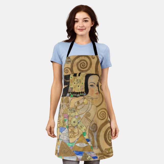 Gustav Klimt - Expectation, Stoclet Frieze Apron (Worn)