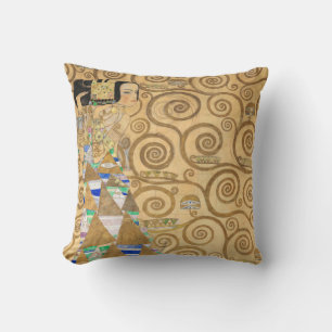 Gustav Klimt - Expectation, Stoclet Frieze Cushion