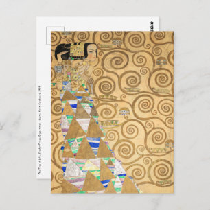 Gustav Klimt - Expectation, Stoclet Frieze Postcard