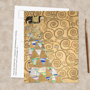 Gustav Klimt - Expectation, Stoclet Frieze Postcard