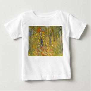 Gustav Klimt Farm Garden with Crucifix Baby T-Shirt