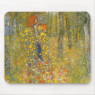Gustav Klimt Farm Garden with Crucifix Mouse Pad
