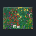 Gustav Klimt - Farm Garden With Flowers Doormat<br><div class="desc">Gustav Klimt - Farm Garden With Flowers</div>