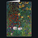 Gustav Klimt Farm Garden with Sunflowers<br><div class="desc">Gustav Klimt</div>