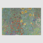 Gustav Klimt | Farm Garden with Sunflowers (1907) Tissue Paper<br><div class="desc">Gustav Klimt | Farm Garden with Sunflowers (1907)</div>