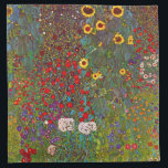 Gustav Klimt Farm Garden with Sunflowers Napkins<br><div class="desc">Gustav Klimt Farm Garden with Sunflowers napkins. Oil painting on canvas from 1905-06. Though Klimt is most recognised for his gold period that produced classic works like The Kiss and Portrait of Adele Bloch Bauer, the artist also produced some tremendously charming landscape paintings. Garden Farm with Sunflowers features a rich...</div>