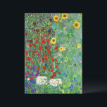 Gustav Klimt Farm Garden With Sunflowers Painting<br><div class="desc">Gustav Klimt Farm Garden With Sunflowers Floral Vintage Art Nouveau Painting</div>