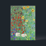 Gustav Klimt Farm Garden With Sunflowers Painting<br><div class="desc">Gustav Klimt Farm Garden With Sunflowers Floral Vintage Art Nouveau Painting</div>