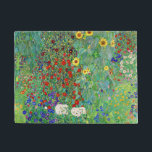 Gustav Klimt Farm Garden With Sunflowers Painting Doormat<br><div class="desc">Gustav Klimt Farm Garden With Sunflowers Floral Vintage Art Nouveau Painting</div>