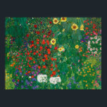 Gustav Klimt - Farm Garden with Sunflowers Poster<br><div class="desc">Gustav Klimt - Farm Garden with Sunflowers</div>