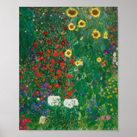 Gustav Klimt - Farm Garden with Sunflowers