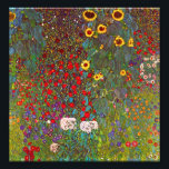 Gustav Klimt Farm Garden with Sunflowers Print<br><div class="desc">Gustav Klimt Farm Garden with Sunflowers print. Oil painting on canvas from 1905-06. Though Klimt is most recognised for his gold period that produced classic works like The Kiss and Portrait of Adele Bloch Bauer, the artist also produced some tremendously charming landscape paintings. Garden Farm with Sunflowers features a rich...</div>