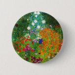 Gustav Klimt , "Farmhouse garden" 6 Cm Round Badge<br><div class="desc">I made this product for those who like Klimt.</div>