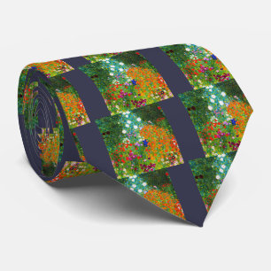 Gustav Klimt , "Farmhouse garden" Tie