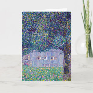 Gustav Klimt - Farmhouse in Upper Austria Card