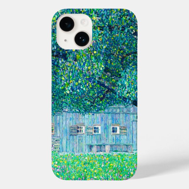 Gustav Klimt Farmhouse in Upper Austria Case-Mate iPhone Case (Back)