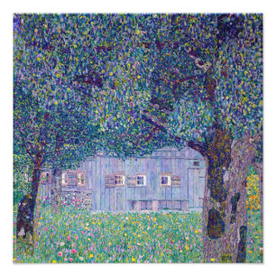 Gustav Klimt - Farmhouse in Upper Austria Photo Print