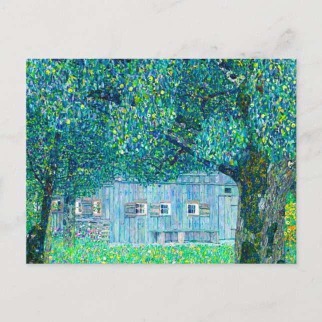 Gustav Klimt Farmhouse in Upper Austria Postcard (Front)