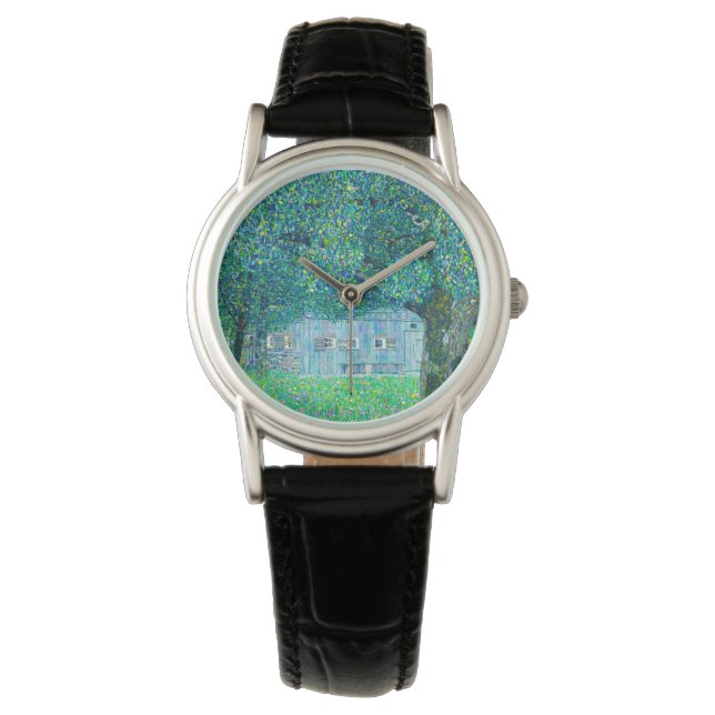 Gustav Klimt Farmhouse in Upper Austria Watch (Front)